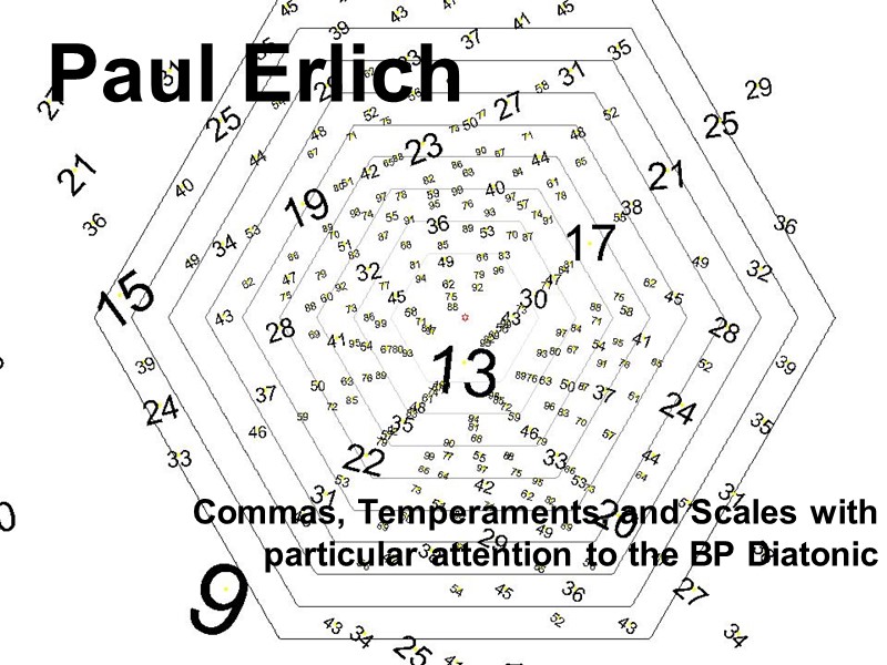 Paul Erlich Commas, Temperaments, and Scales with particular attention to the BP Diatonic